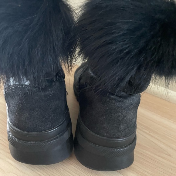 Pajar apres ski boots genuine goat fur - Picture 3 of 8